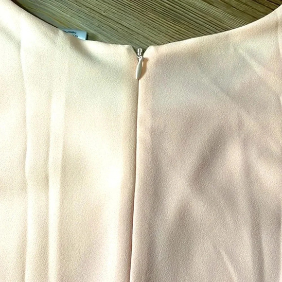 Bar III Women Bell Sleeved Shift Dress Ballet Pink Size L Lined Cocktail Flowy - Picture 12 of 13